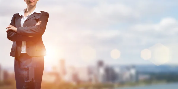 Selbstbewusster Unternehmensführer — Stockfoto