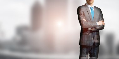 Kendine güvenen iş adamı 