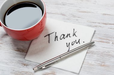 Peçeteye yazılan mesaj