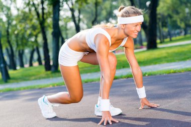 Sporcu kadın runner