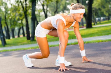 Sporcu kadın runner