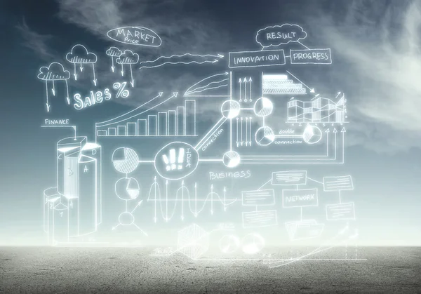 Planificación de la estrategia empresarial — Foto de Stock