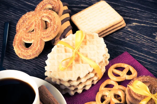 Cukroví a sušenky pro oslavu — Stock fotografie