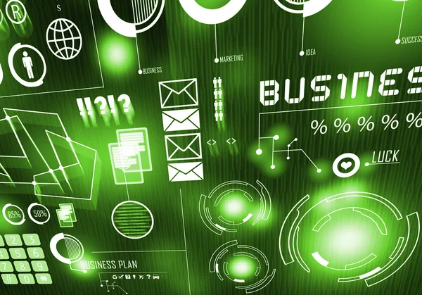 Digital business background — Stock Photo, Image