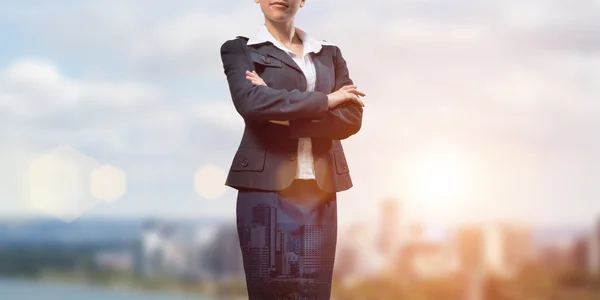 Selbstbewusster Unternehmensführer — Stockfoto