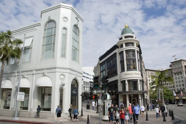 Rodeo Drive en Berverly Hills, Los Ángeles - California —  Fotos de Stock