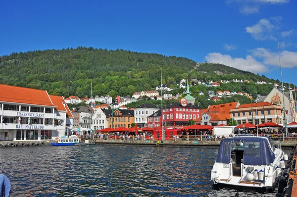 Hafen von bergen, Norwegen — Stockfoto
