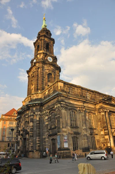 Hofkirche dresden, Tyskland — Stockfoto