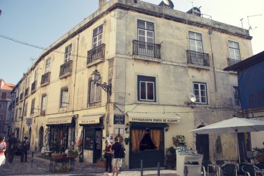 Kentsel retro Lizbon - Alfama mimarisinde