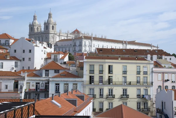 Vista sobre la parte histórica de lisbón, alfama - portugal —  Fotos de Stock