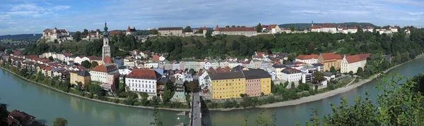 Vista panorámica de Burghausen, Alemania —  Fotos de Stock