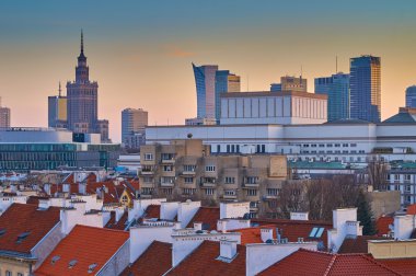 Varşova batımında panoramik