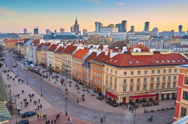 Varşova batımında panoramik