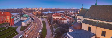 Varşova batımında panoramik