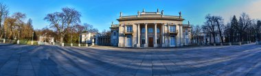 Łazienki Palace erken sabah, Varşova, Polonya