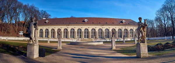 Den kungliga Lazienkiparken, Warszawa, Polen — Stockfoto