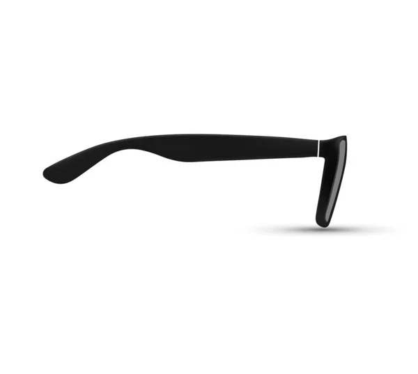 Sonnenbrille Strand, Modeaccessoires. Polarisierte Geek-Brille, Hipster-Sonnenbrille. Vereinzelt auf weißem Hintergrund. Vektorillustration. — Stockvektor