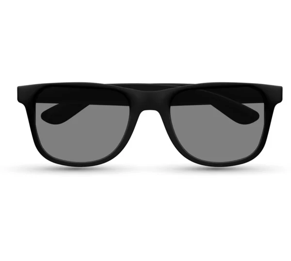 Sonnenbrillen-Ikone, polarisierte Geek-Brille, Hipster-Sonnenbrille. Realistischer Blick. Vektorillustration. Modeaccessoires. Isoliert auf weißem Hintergrund. — Stockvektor