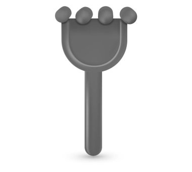 Kovalar ve faraş maketleri beyaz arka planda izole edilmiş renkli çocuklar. Plaj oyunları. Yaz tatili.