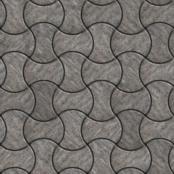 Losas de pavimentación gris con rayado en la forma simplificada . — Foto de Stock
