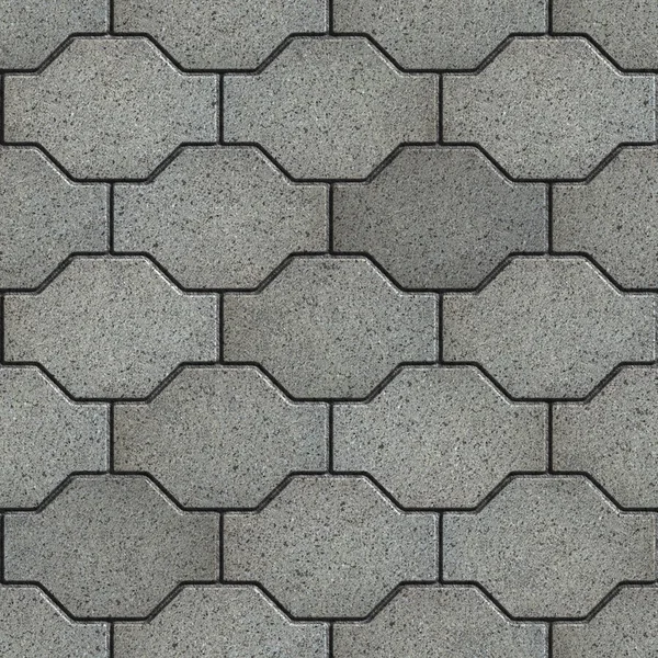 Gray with the Effect of Marble Wavy Paving Slabs. — Stock Photo, Image