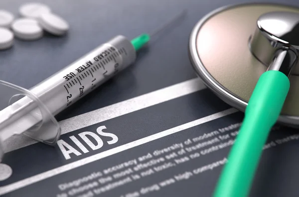 Diagnostic - SIDA. Concept médical . — Photo