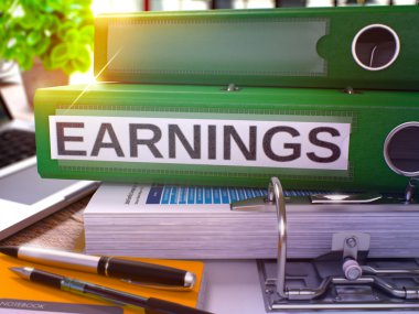 Yazıt Kazançları olan Yeşil Ofis Klasörü.