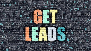 Get Leads on Dark Brick Wall.