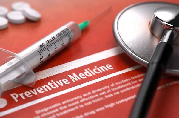 Diagnosi - Medicina preventiva. Concetto medico . — Foto Stock