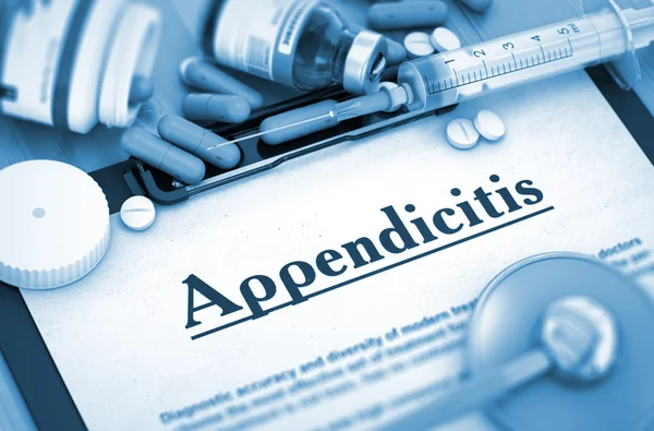 Appendicitis Diagnosis. Medical Concept. — Stock Fotó