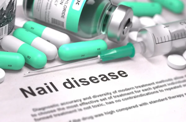 Nail Disease. Medical Concept with Blurred Background. — 图库照片