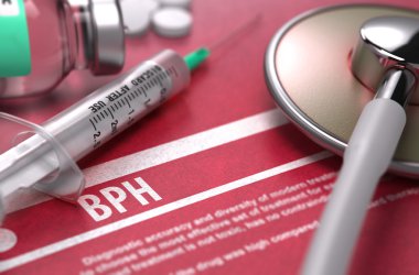 Bph - Kırmızı Arka Planda Baskılı Tanı.
