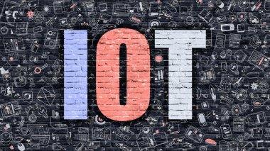 Iot Multicolor içinde. Doodle Tasarım.