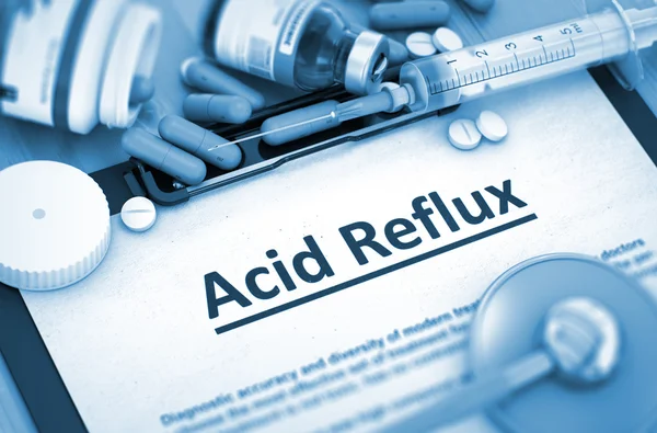 Diagnostyka Acid Reflux. Koncepcja medyczna. Renderowanie 3D. — Zdjęcie stockowe