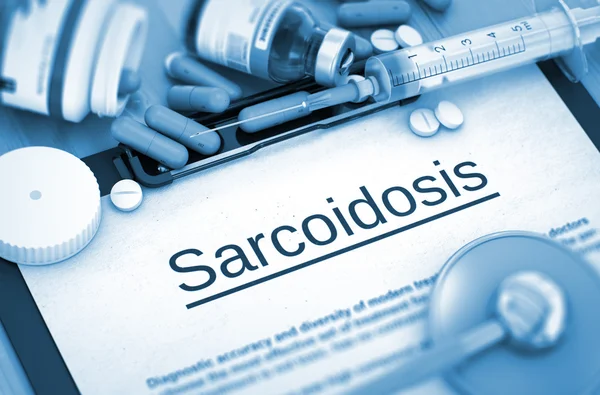 Sarkoidos diagnos. Medicinskt koncept. — Stockfoto
