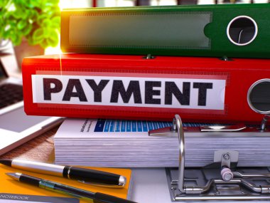 Red Office Klasöründe Ödeme. Tonlu Görüntü.