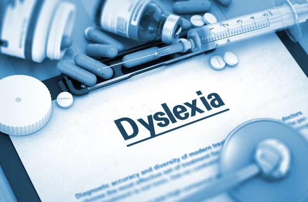 Dyslexia Diagnosis. Medical Concept. — Stock fotografie