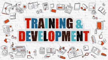 Beyaz Tuğla Duvar Da Eğitim ve Geliştirme.