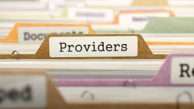 Folder in Catalog Marked as Providers.