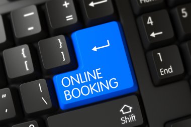 Mavi Tuşlu Klavye - Online Rezervasyon.
