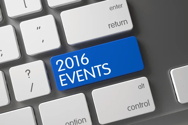 Tastatur für Veranstaltungen 2016. — Stockfoto