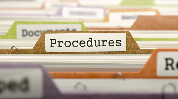Procedures Concept on File Label.