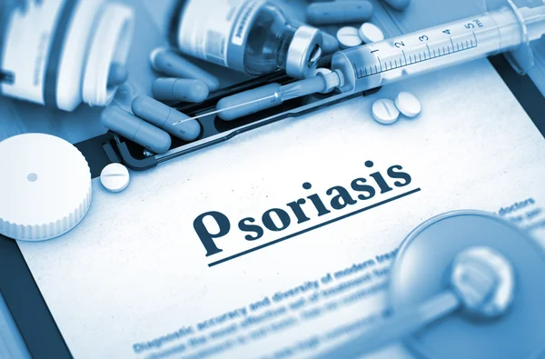 Psoriasis Diagnosis. Medical Concept. 3D Render. — Stock Photo, Image
