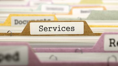 Services on Business Folder in Catalog.