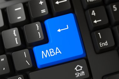 Mavi Tuş Takımı ile Klavye - Mba.