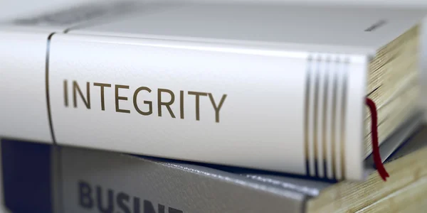 Book Title of Integrity. — Stock Photo, Image