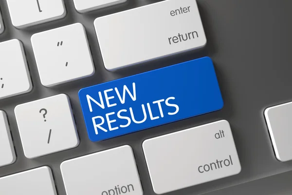 New Results Key. — Stock Photo, Image