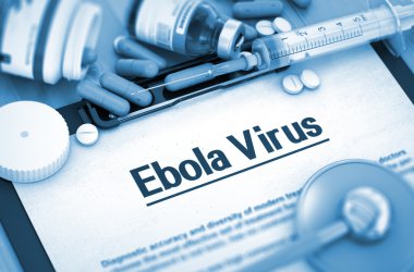 Ebola virüsü. Tıbbi Konsept.