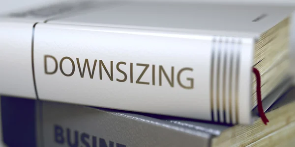 Downsizing - Buchtitel. — Stockfoto