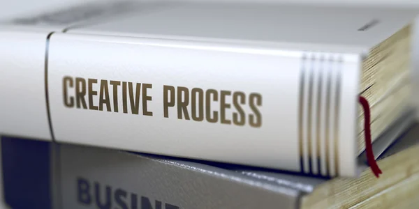 Creative Process Concept. Book Title. — Stock Photo, Image